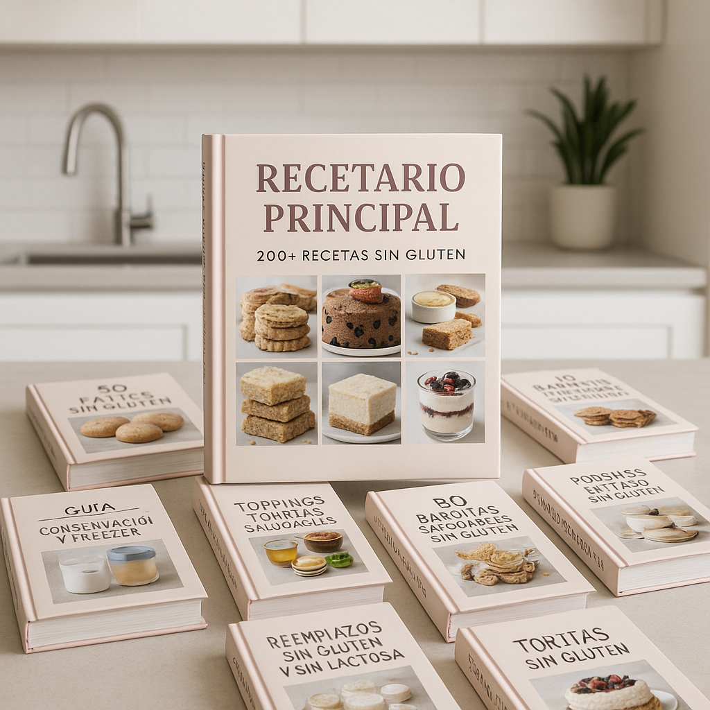 Pastelería sin gluten🧁 + 8 bonos🎁